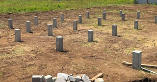 Фундамент на забивных жб сваях под ключ в Верхней Пышме - фундамент из забивных железобетонных свай цена от 3199 руб/м2